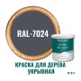 Краска для дерева и OSB укрывная износостойкая ProfiPaints Silver Wood Facade 0.9л, RAL-7024