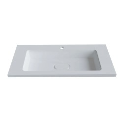 Раковина для ванной Uperwood Modul 97х45х12 см, белая глянцевая