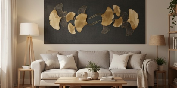 Металлическое панно для интерьера: как выбрать, где разместить и с чем сочетать