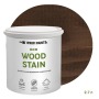 Пропитка для дерева с воском для наружных и внутренних работ ProfiPaints Eco Wood Stain 2.7л, Темный дуб