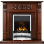 Каминокомплект Venice - Махагон коричневый антик с очагом Flagstaff