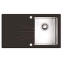 Alveus Karat 10 черный 860X5001X правая кухонная мойка