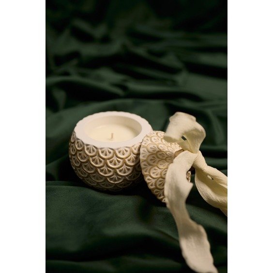 Свеча White Christmas ball [ Папа принес елку ] #4