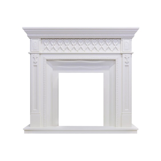 Каминокомплект Alexandria - Белый дуб с очагом Aspen Gold #2