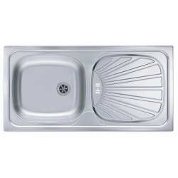 Alveus Basic 80 LEI-60 860X435 LUX1071237 кухонная мойка