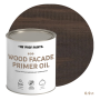 Масло-грунт по дереву для наружных работ Profipaints ECO Wood Fasade Primer Oil 2.7л, Серо-коричневый