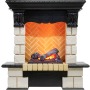 Каминокомплект Pierre Luxe - Венге / Шампань (Высота 975мм) с очагом Cassette 400 NH