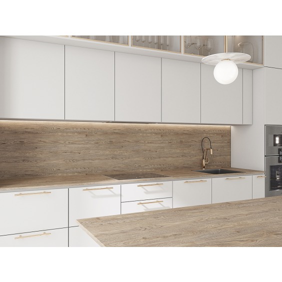 Столешница «Скиф» Дуб Сальва золотой арт. 198, 3000 x 600 x 26 мм #2