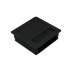 Пропуск для кабеля AQ Pass 80*80, Чёрный брашированный
