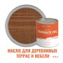 Масло для террас, деревянной мебели и детских площадок ProfiPaints Silver Terrace Oil 0.9 л, Каштан