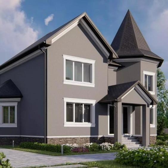 Краска фасадная износостойкая для наружных и внутренних работ Profipaints Eco Facade Acryl 0.9л, RAL-1019 #10