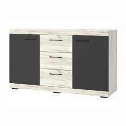 Комод Соната КС-1500 Крафт белый-Антрацит