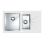 Alveus Karat 20 белый 860X500 1+1/2 левая кухонная мойка