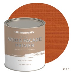 Масло-грунт по дереву для наружных работ Profipaints Silver Wood Fasade Primer Oil 2.7л, Рябина