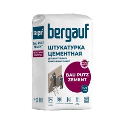 Штукатурка цементная Bergauf Bau Putz Zement 25 кг.