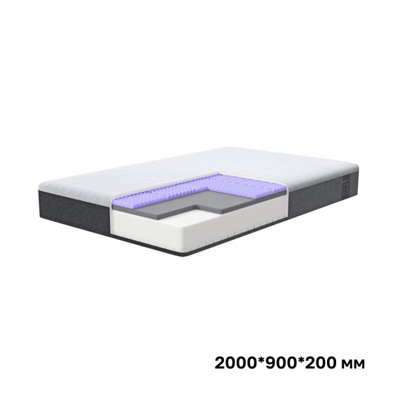 Матрас Natura Vera Gravity Lavender, 90х200х20 см, Чехол из трикотажа #1