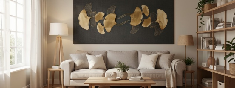 Металлическое панно для интерьера: как выбрать, где разместить и с чем сочетать