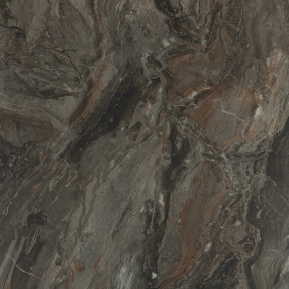 Лист МДФ «Рехау» Volcano TSS Коричневый мрамор арт. 2582L, 2800 x 1220 x 18 мм #1