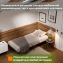 Односпальная кровать металлическая без спинки София, 80х200 см, Черный, ДомаКлёво