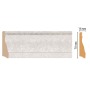 Плинтус напольный Decomaster Classicline 193-19D ДМ (70х16х2400мм)
