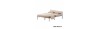 Комплект кровать Лофт 140х190 серый vel beige RS-1 140