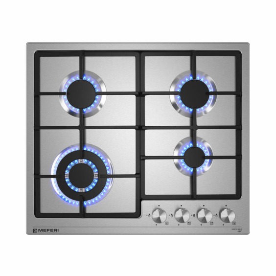 Варочная панель газовая Meferi MGH604IX Light #1