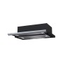Krona steel Kamilla slim 600 black/inox 1М вытяжка