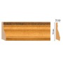 Плинтус напольный Decomaster Classicline 193-1223 (70х16х2400мм)