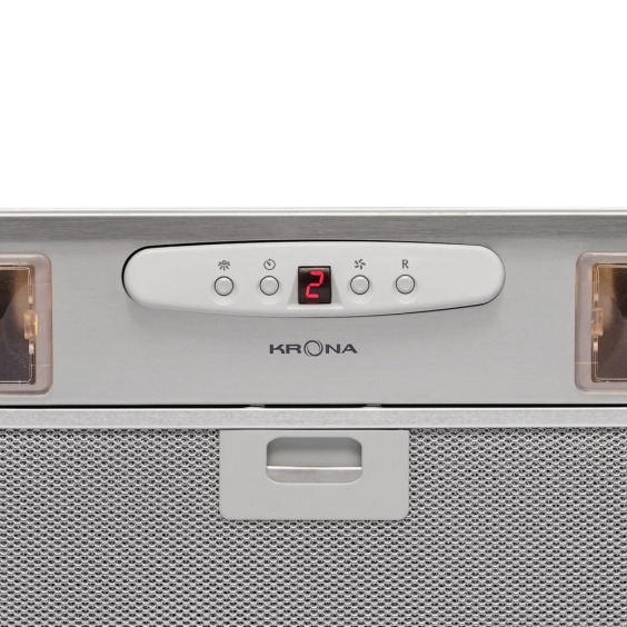Krona steel Mini 600 INOX вытяжка встраиваемая в шкаф #6