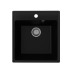 Кухонная мойка Ulgran Quartz Forte 460 квадратная-07 Уголь