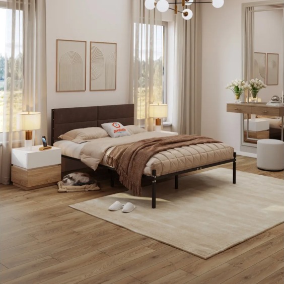 Комплект кровать Металика Б180Х190+Г4 Цвет Черный + 2 компл сп vel-RS-32-180 #3