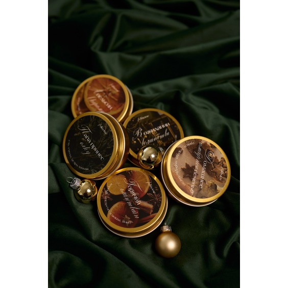 Свеча Christmas memories [ Апельсин в карамели ] #3