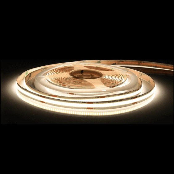 Лента светодиодная AQ Led-Line COB, 480 LED/м 24V 14W/м 8 мм IP20 Нейтральный белый 4000-4400 К, 5 м (15.0030) #2