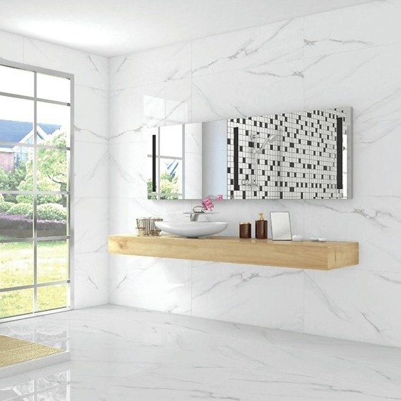 Керамогранит Calacatta White, 600х600 мм #2