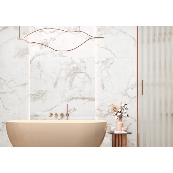 New Trend 60120ARS01P Calacatta Arabesque Керамогранит полированный 600*1200 (3 шт в уп/60,48  м в пал) #2