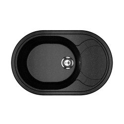 Мойка для кухни из искусственного камня Ulgran U-610-308, черный