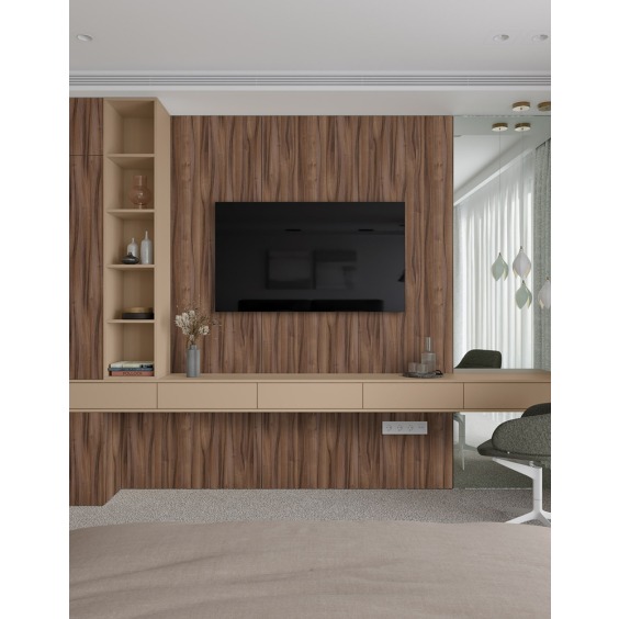 Полоса ЛДСП Ultradecor (Kronospan) Орех Тьеполо 8953 SU, 2800 x 680 x 16 мм #2 Полоса ЛДСП Ultradecor (Kronospan) Орех Тьеполо 8953 SU, 2800 x 680 x 16 мм #2