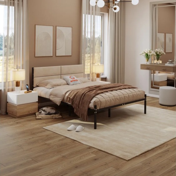 Комплект кровать Металика Б180Х190+Г4 Цвет Черный + 2 компл сп vel-RS-1-180 #3