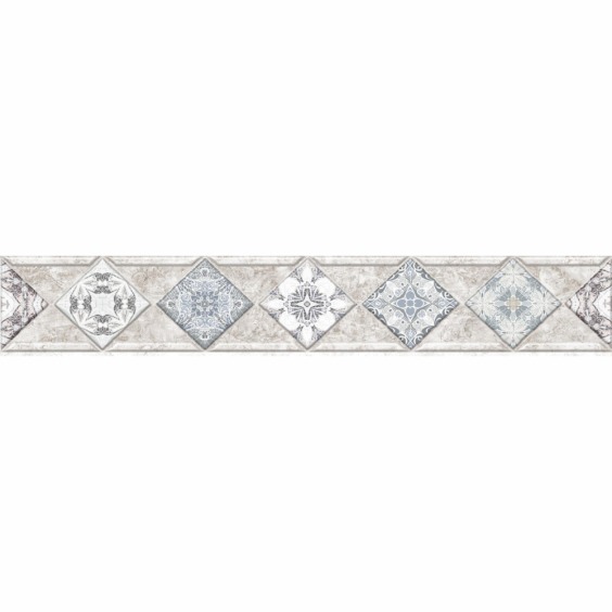BWU58TVS404 бордюр Alma Ceramica Trevis 82*500 (11 шт. в коробке) #1