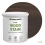 Пропитка для дерева с воском для наружных и внутренних работ ProfiPaints Eco Wood Stain 2.7л, Серо-коричневый