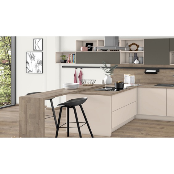 Стеновая панель Form and Style Деревянные блоки натуральные H050 ST9, 4100 x 655 x 4 мм #2