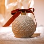 Свеча Елочный шар Christmas tree [ рождественская ель ], жемчужный подсвечник