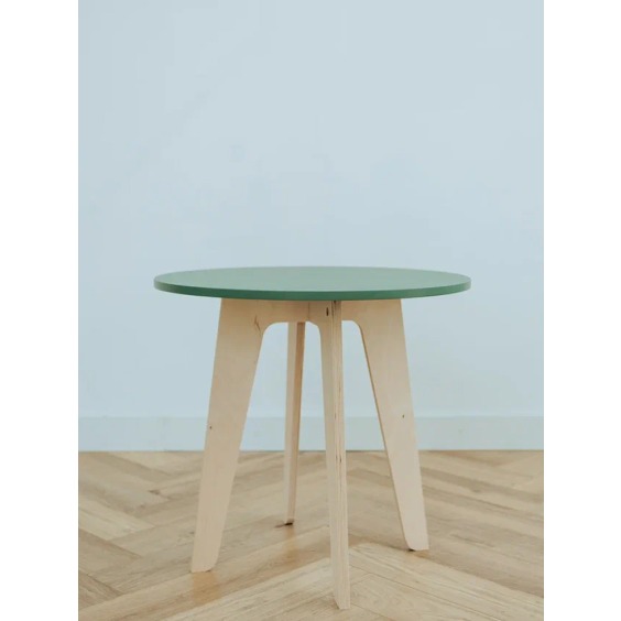 Стол детский или стол журнальный ЛуЛу, 600х600х556 мм, Кипарисовый зеленый #6