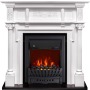 Каминокомплект Oxford - Белый с очагом Aspen Black
