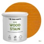 Пропитка для дерева с воском для наружных и внутренних работ ProfiPaints Eco Wood Stain 9л, Янтарь