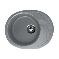 Мойка для кухни из искусственного камня Ulgran U-403-309, темно-серый
