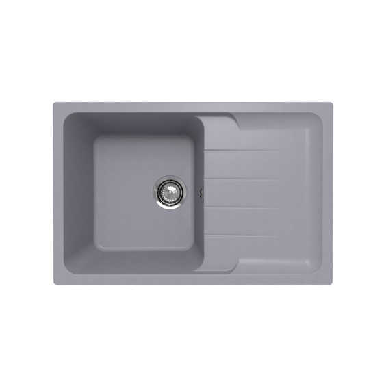 Мойка для кухни кварцевая Ulgran Quartz Gerda 780-05, Бетон #1
