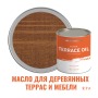 Масло для террас, деревянной мебели и детских площадок ProfiPaints Silver Terrace Oil 2.7 л, Каштан