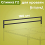 Спинка для кровати Металика Г2 180х200 мм, Черная