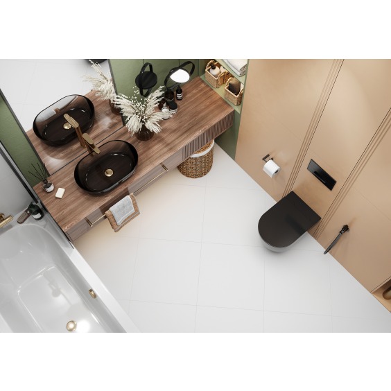 GFU04WIN00R керамогранит матовый Alma Ceramica Twin White 600*600 (5 шт в уп/54 м в пал) #2